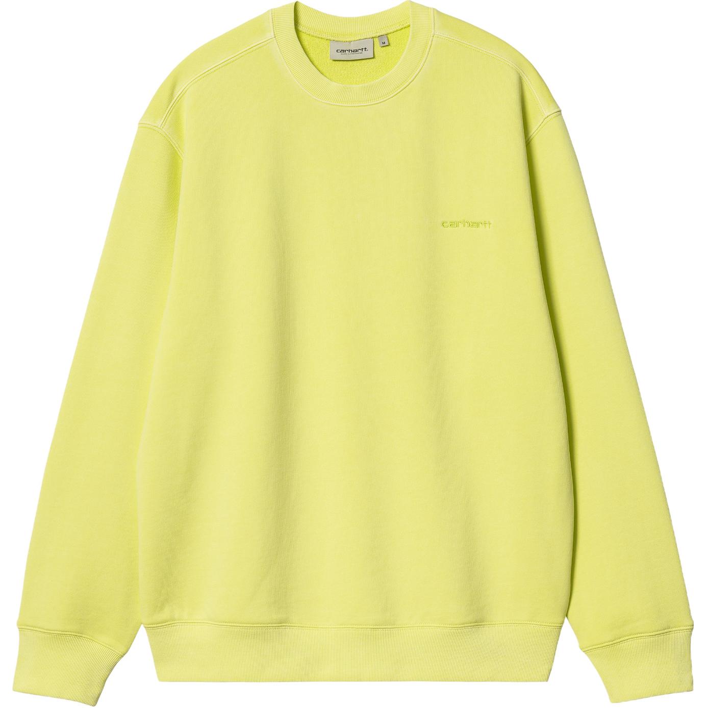 Carhartt WIP Loose Fit Crewneck Sweatshirt Yellow I033065-29T-GD