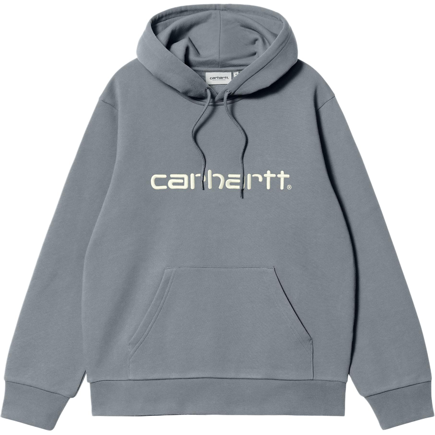 Carhartt WIP Loose Fit Hooded Sweatshirt Dove Gray I030547-2IN-XX