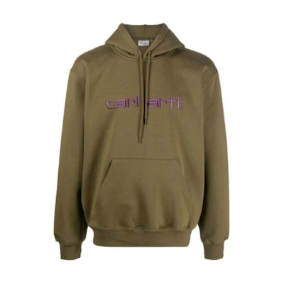 Carhartt WIP Loose Fit Hoodie with Letter Print I030547-1TE-XX