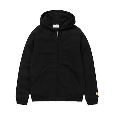 Carhartt WIP Loose Fit Jacket with Embroidered Logo Cuffs Unisex - Black I026385-00F-XX