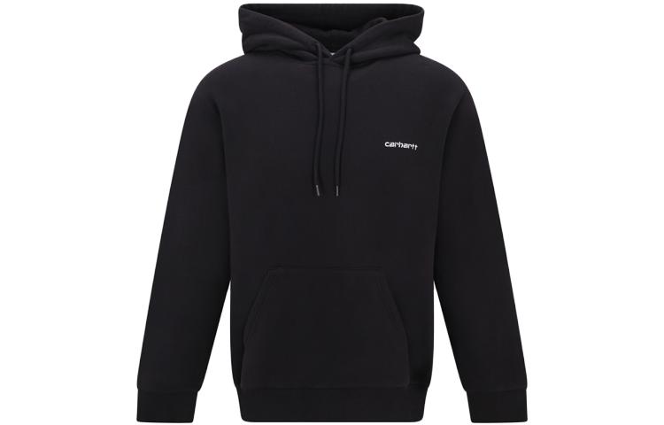 Carhartt WIP Loose Fit Letter Logo Hoodie Black I032693-0D2-XX