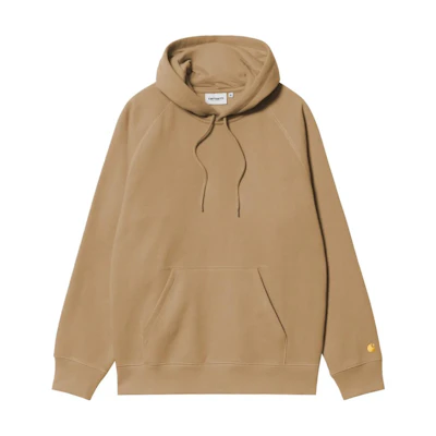Carhartt WIP Loose Fit Pullover Hoodie Gold Yellow I033661-2GQ-XX