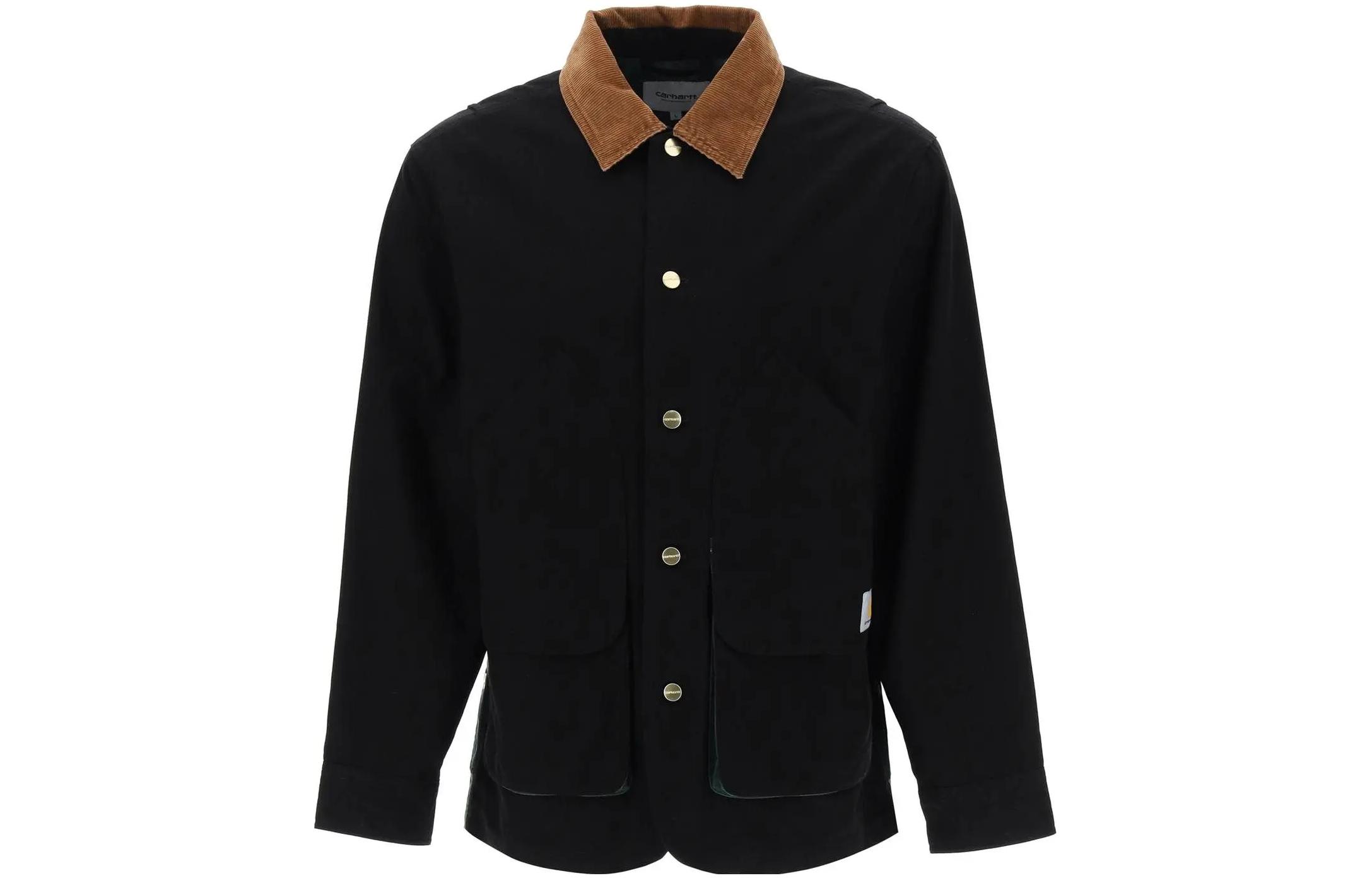 Carhartt WIP Loose Fit Single-Breasted Jacket Black I032148-1OC-60