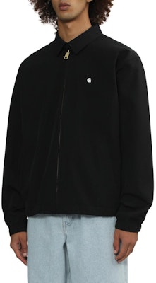 カーハートWIPルーズフィットジップジャケット刺繍ロゴブラックアウターウェア CHXJKA242007N-BKX Shop カーハートWIPルーズフィットジップジャケット刺繍ロゴブラックアウターウェア CHXJKA242007N-BKX