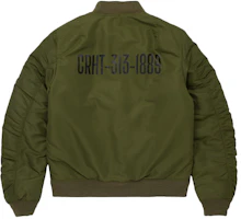 Carhartt WIP MA-1 Bomber Jacket Green Style with Pocket and Zip Detail CHXJKA82032XB-GRD Carhartt WIP MA-1 Bomber Jacket Green Style with Pocket and Zip Detail CHXJKA82032XB-GRD