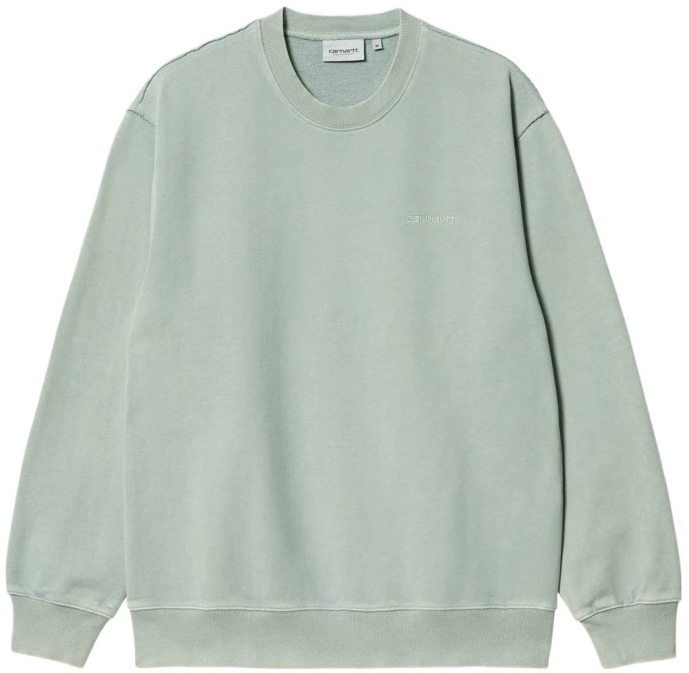 carhartt-wip-marfa-sweat-misty-sage-unisex-crewneck-pullover-sweatshirt-light-green-i030638-0-wb-fq
