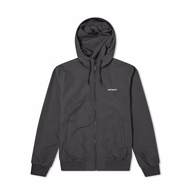 Carhartt WIP Marsh Hooded Jacket Black Cotton Blend Sportswear I027797-8900
