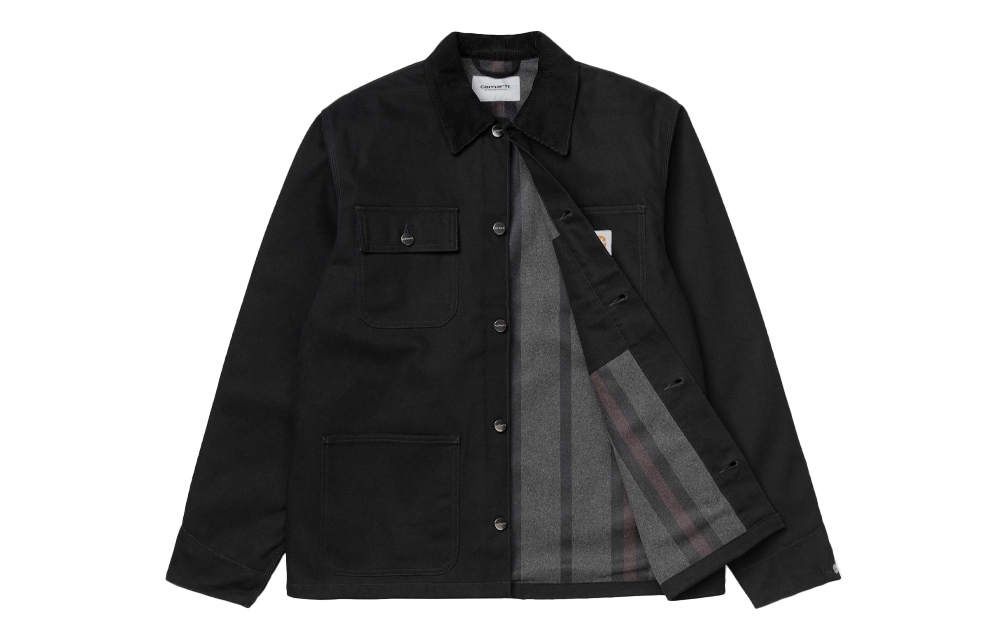 Shop Carhartt WIP Michigan Coat Black Jacket I028425-89-01