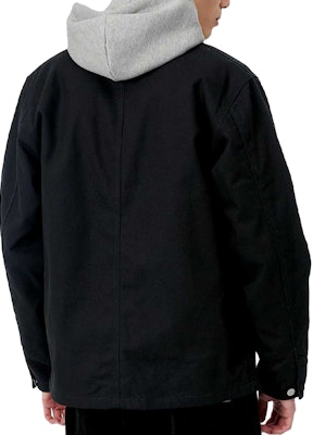 Carhartt WIP Michigan Coat Black Jacket I028425-89-01 Details for Carhartt WIP Michigan Coat Black Jacket I028425-89-01