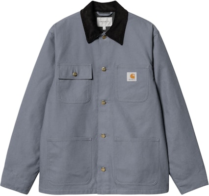 Carhartt WIP Michigan Coat Unisex Abu-Abu Jaket Lengan Panjang Kancing Depan. I015261-2EP-01 Order Carhartt WIP Michigan Coat Unisex Abu-Abu Jaket Lengan Panjang Kancing Depan. I015261-2EP-01