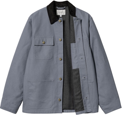 Carhartt WIP Michigan Coat Unisex Abu-Abu Jaket Lengan Panjang Kancing Depan. I015261-2EP-01 Shop Carhartt WIP Michigan Coat Unisex Abu-Abu Jaket Lengan Panjang Kancing Depan. I015261-2EP-01