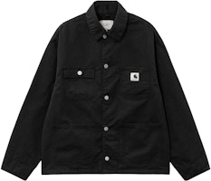 Carhartt WIP Michigan Jacket Black Casual Workwear Coat. I031567-89-GD Carhartt WIP Michigan Jacket Black Casual Workwear Coat. I031567-89-GD