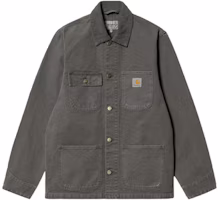 Carhartt WIP Michigan Jacket Black Retro Workwear Pocket Logo Outerwear. I026480-00E-FH Carhartt WIP Michigan Jacket Black Retro Workwear Pocket Logo Outerwear. I026480-00E-FH