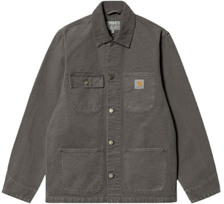 Carhartt WIP Michigan Jacket Black Retro Workwear Pocket Logo Outerwear. I026480-00E-FH Order Carhartt WIP Michigan Jacket Black Retro Workwear Pocket Logo Outerwear. I026480-00E-FH