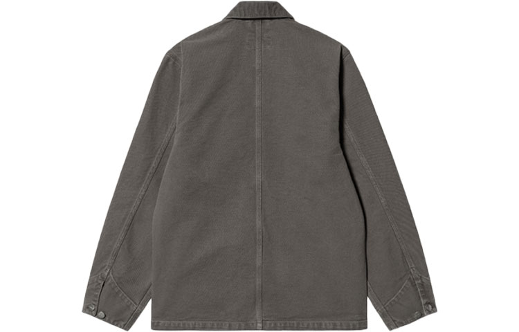 Lookbook Carhartt WIP Michigan Jacket Black  Retro Workwear Pocket Logo Outerwear. I026480-00E-FH