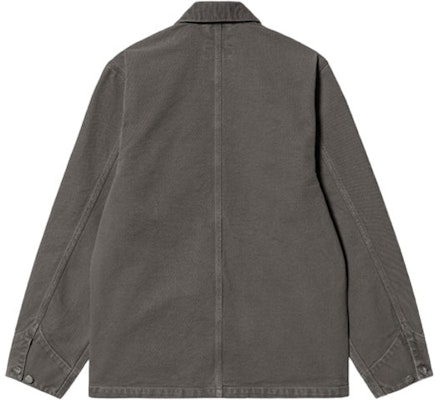 Carhartt WIP Michigan Jacket Black Retro Workwear Pocket Logo Outerwear. I026480-00E-FH Lookbook Carhartt WIP Michigan Jacket Black Retro Workwear Pocket Logo Outerwear. I026480-00E-FH