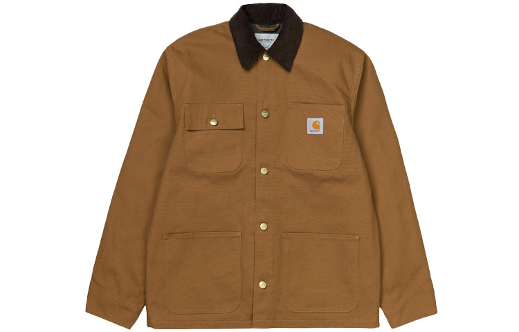 Carhartt WIP Michigan Jacket Brown Workwear Pocket Design I028425-00S-01