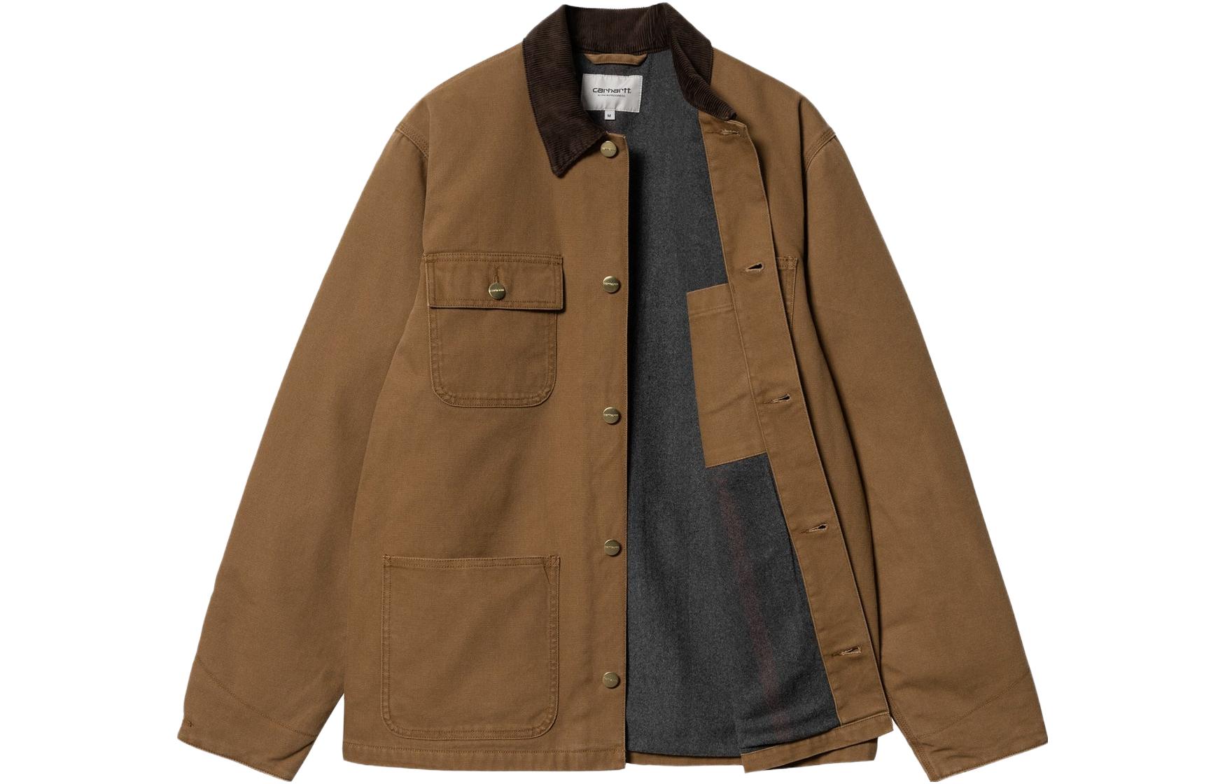 Carhartt WIP Michigan Jacket Light Brown - Logo Patch Design I015261-00S-60 圖 4