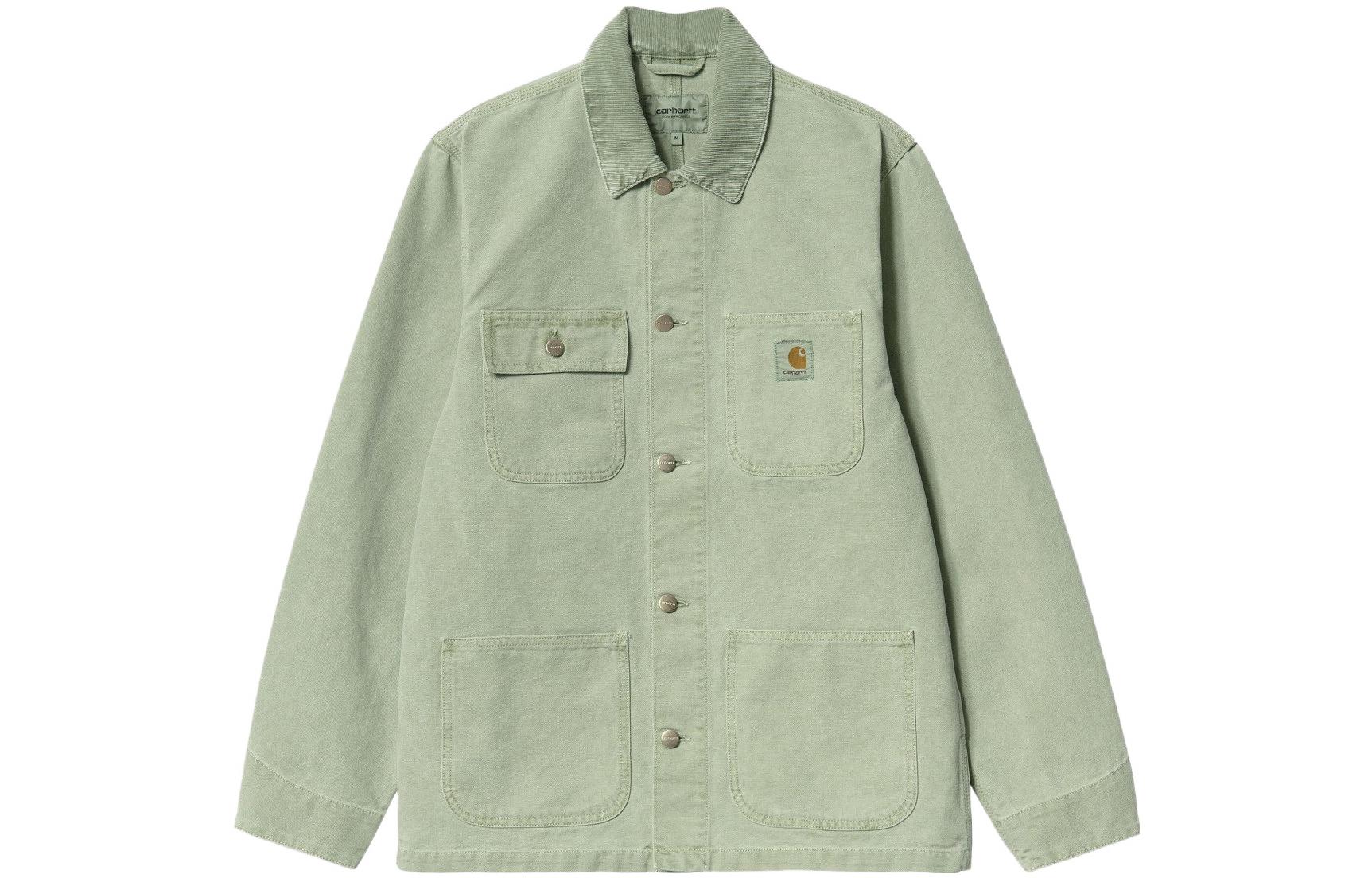 Carhartt WIP Michigan Jacket Solid Color Collar Green Jacket I026480-0UG-FH