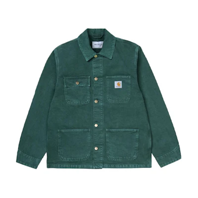Carhartt WIP Michigan Jacket SS21 Green Workwear Corduroy Collar I026480-0AU-WF