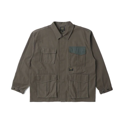Carhartt WIP Military Green Multi-Pocket Button-Up Jacket CHXJKA221036I-GRD