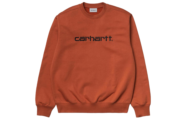 Carhartt WIP Minimal Logo Embroidered Crewneck Sweatshirt Cinnamon () I027092-0F0-90