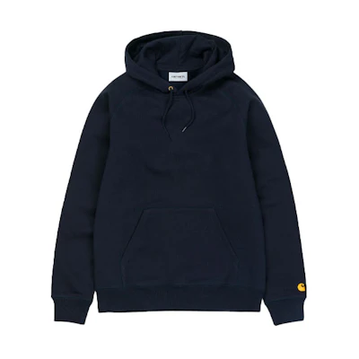 Carhartt WIP Minimal Logo Embroidered Hoodie Navy Blue () I026384-1C-90