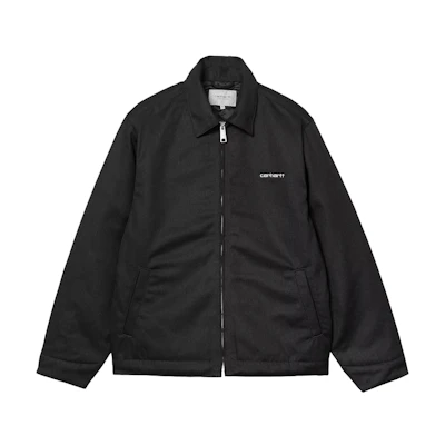Carhartt WIP Module Script Black Zip-Up Jacket for Men I033763-0D2-01