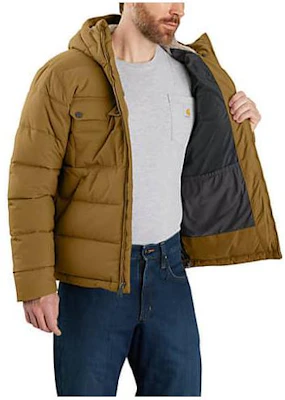 Carhartt WIP Montana Insulated Jacket Loose Fit Winter Coat with Sherpa Lining 105474 Shop Carhartt WIP Montana Insulated Jacket Loose Fit Winter Coat with Sherpa Lining 105474