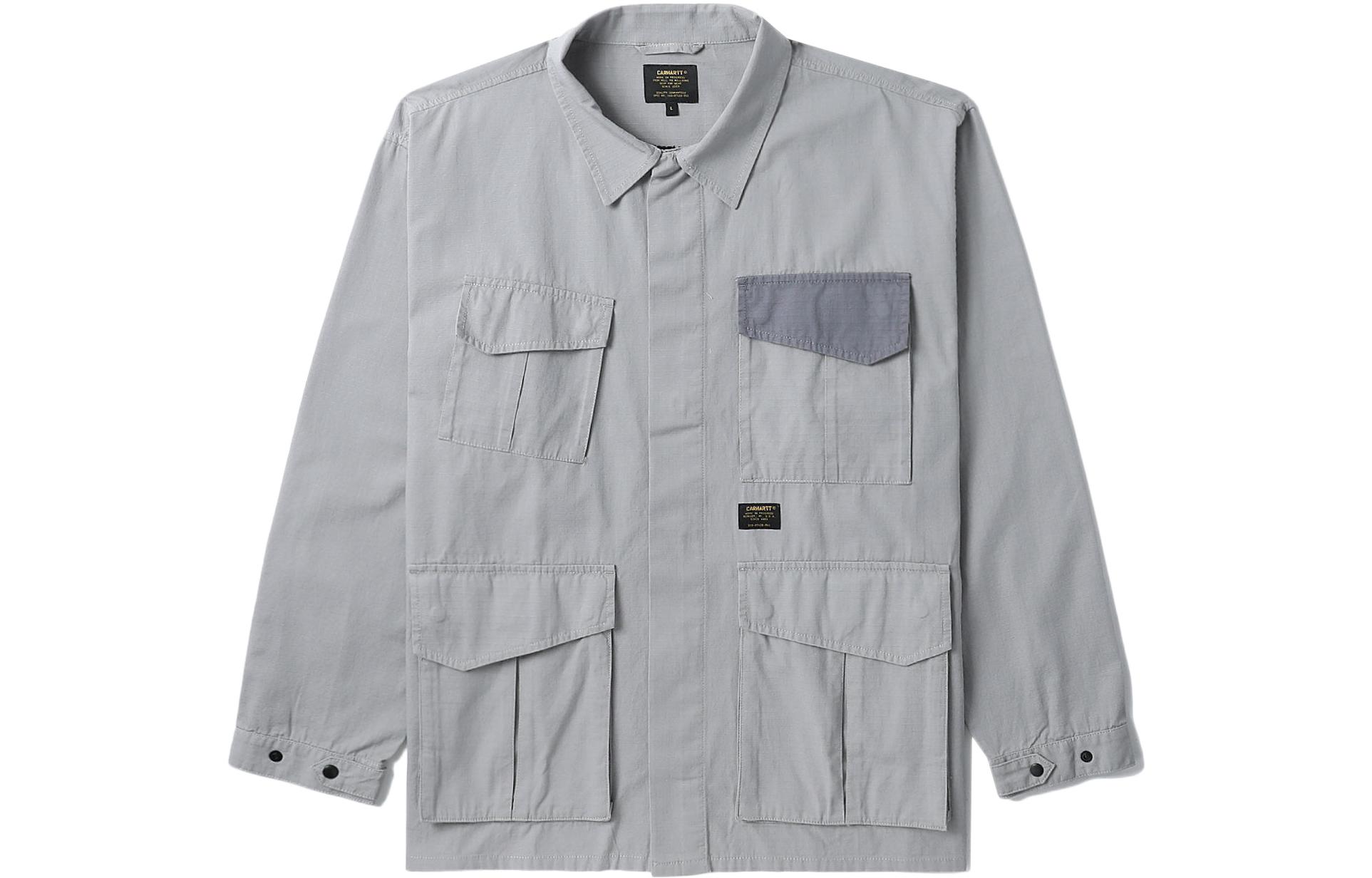 Carhartt WIP Multi-Pocket Button-Up Jacket Brown Gray CHXJKA221036I-BGL 圖 2
