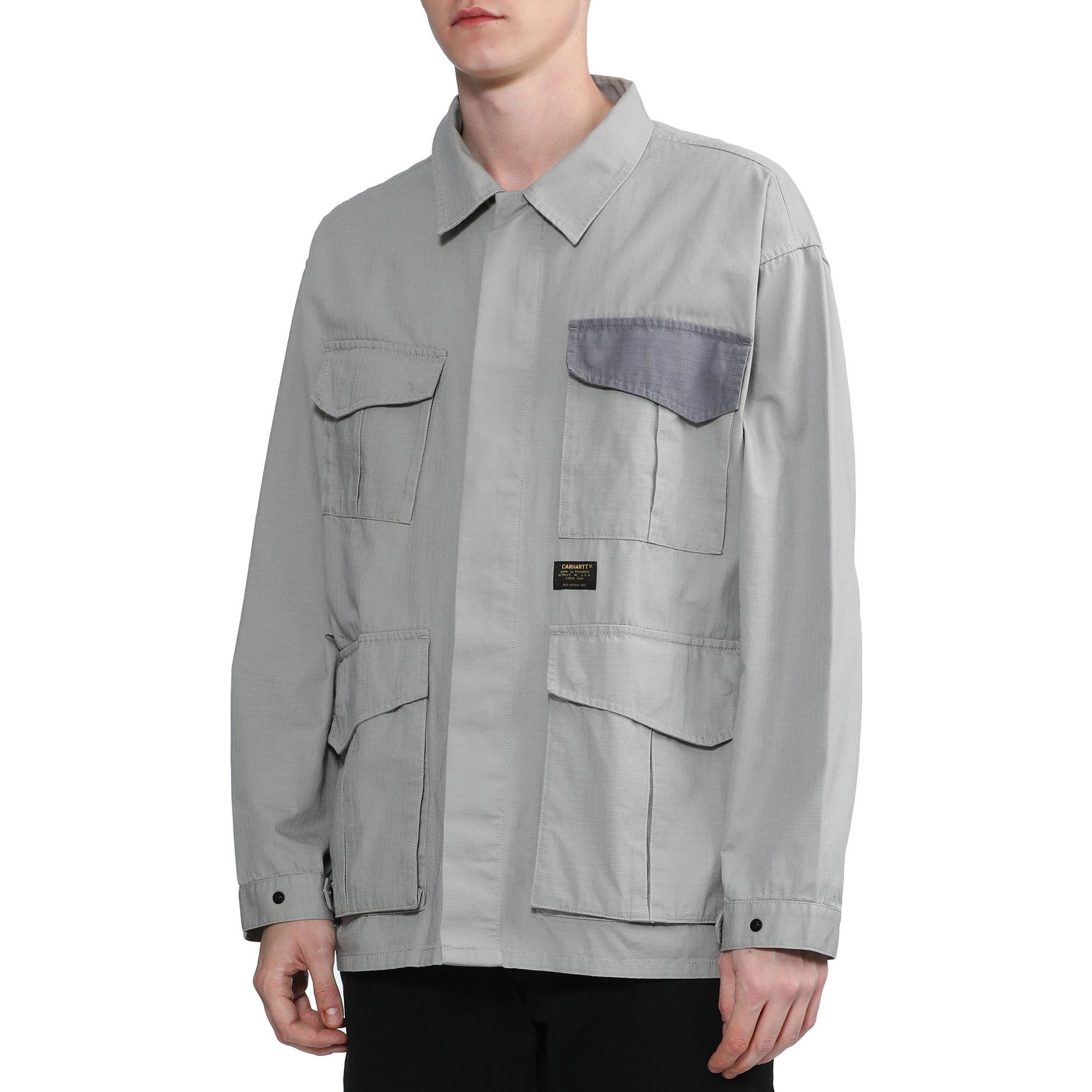 Carhartt WIP Multi-Pocket Button-Up Jacket Brown Gray CHXJKA221036I-BGL 圖 6