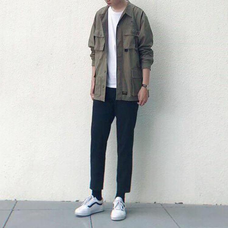 Lookbook Carhartt WIP Multi-Pocket Collared Shirt Jacket Military Green A191049-628-06