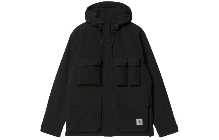 Carhartt WIP Multi-Pocket Logo Hoodie Jacket Black I029452-89-XX