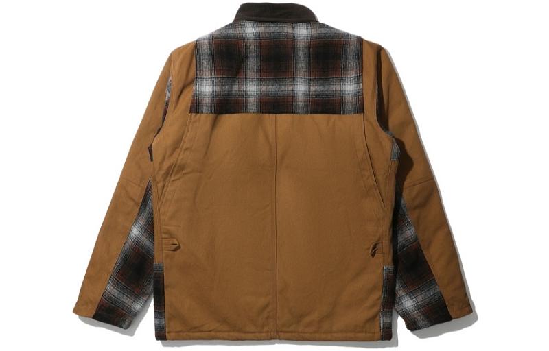 Carhartt WIP Multi-Pocket Plaid Patchwork Jacket Coffee Brown CHXJKI029456H-BWX 圖 3