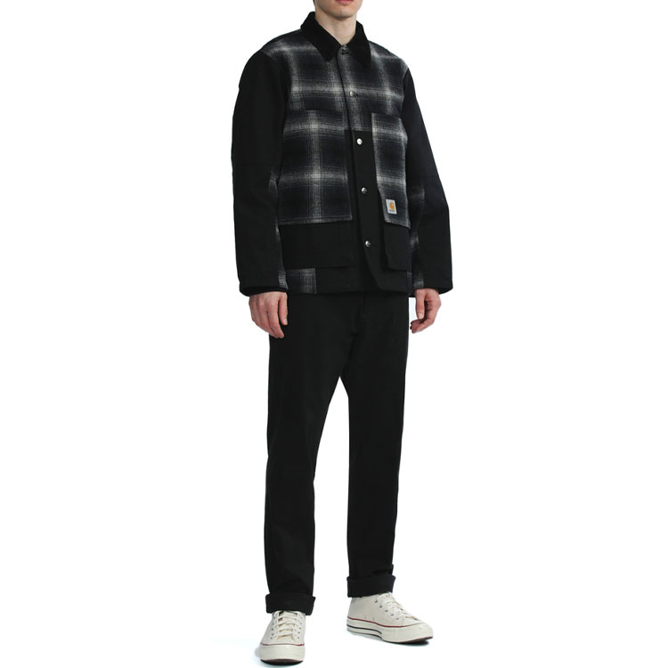 Carhartt WIP Multi-Pocket Plaid Patchwork Utility Jacket CHXJKI029456H-BKX 圖 6