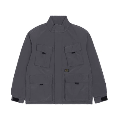 Carhartt WIP Multi-Pocket Zip-Up Stand Collar Jacket Black CHXJKA212006H-BKX
