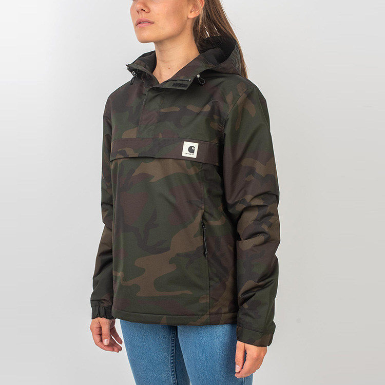 Purchase Carhartt WIP Nimbus 半拉鍊迷彩連帽外套 男女款 I027639-05P-00