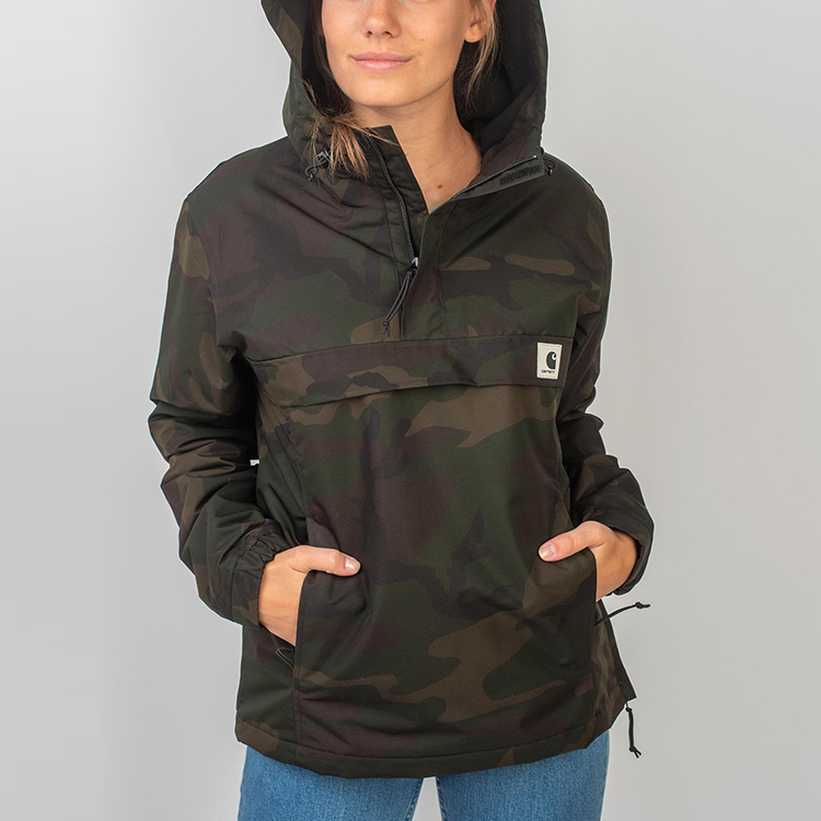 Details for Carhartt WIP Nimbus 半拉鍊迷彩連帽外套 男女款 I027639-05P-00
