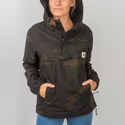 Carhartt WIP Nimbus 半拉鍊迷彩連帽外套 男女款 I027639-05P-00 Details for Carhartt WIP Nimbus 半拉鍊迷彩連帽外套 男女款 I027639-05P-00