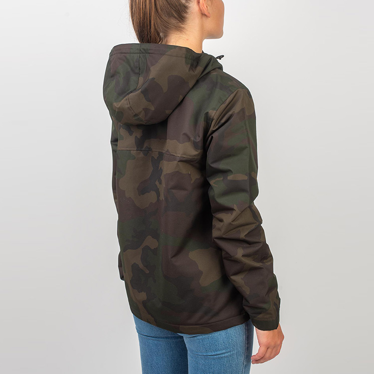 Sizing Carhartt WIP Nimbus 半拉鍊迷彩連帽外套 男女款 I027639-05P-00