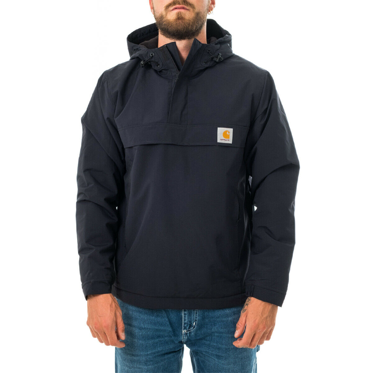 Lookbook Carhartt WIP Nimbus Sudadera Media Cremallera Unisex Invierno Azul Profundo I027639-1C-00