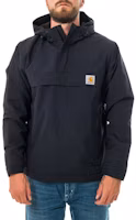 Lookbook Carhartt WIP Nimbus 深海藍冬季男女半拉鍊連帽外套 I027639-1C-00