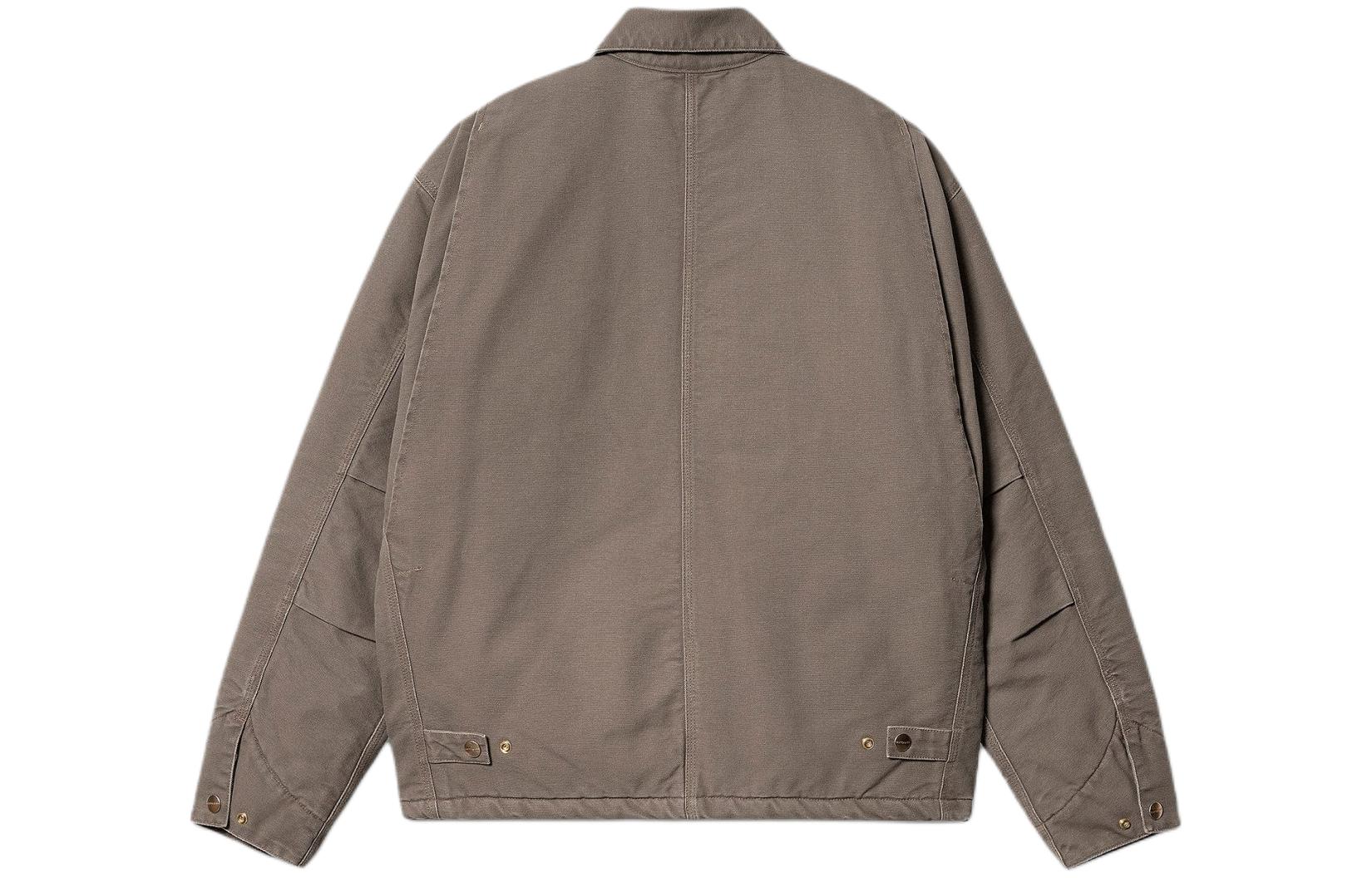 Carhartt WIP OG Arcan Jacket Aged Canvas Brown Zip-Up Jacket Men l032234 圖 3