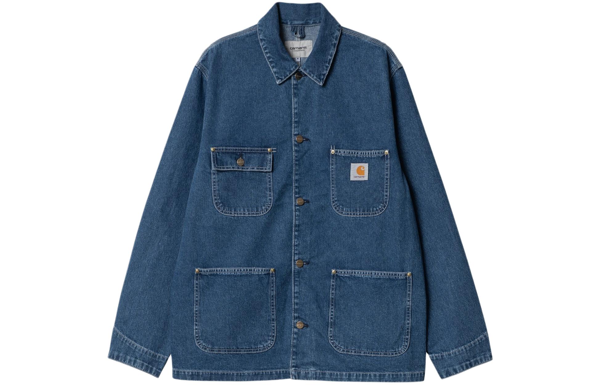 Order Carhartt WIP OG Chore Coat Azul Primavera Chaqueta Denim Lavada Manga Larga I031896-01-06