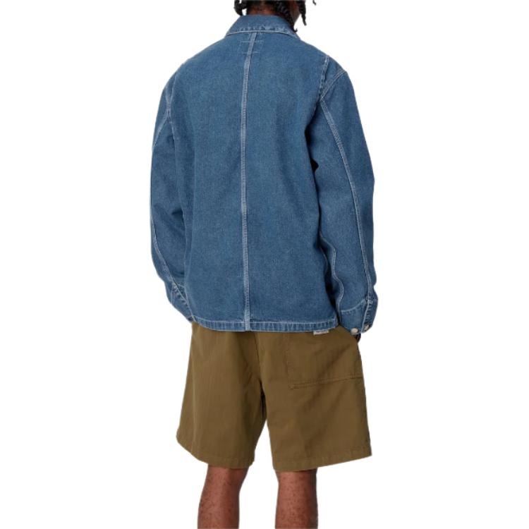 Purchase Carhartt WIP OG Chore Coat Azul Primavera Chaqueta Denim Lavada Manga Larga I031896-01-06