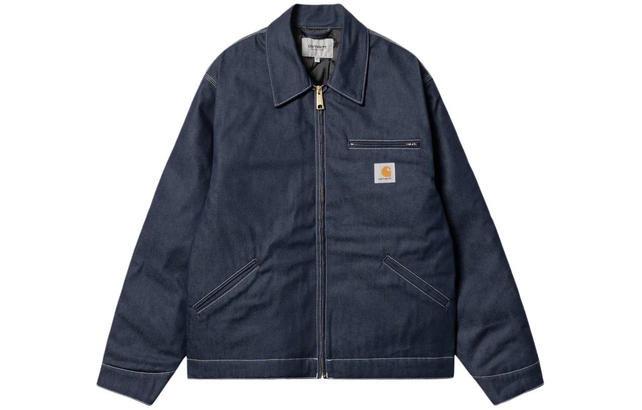 Order Chaqueta Carhartt WIP OG Detroit Azul Denim con Cremallera y Cuello Casual. I033039-01-01