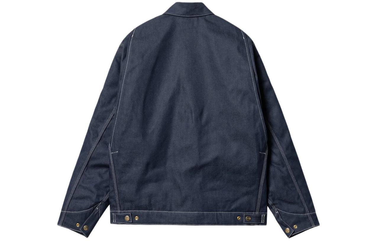 Lookbook Chaqueta Carhartt WIP OG Detroit Azul Denim con Cremallera y Cuello Casual. I033039-01-01