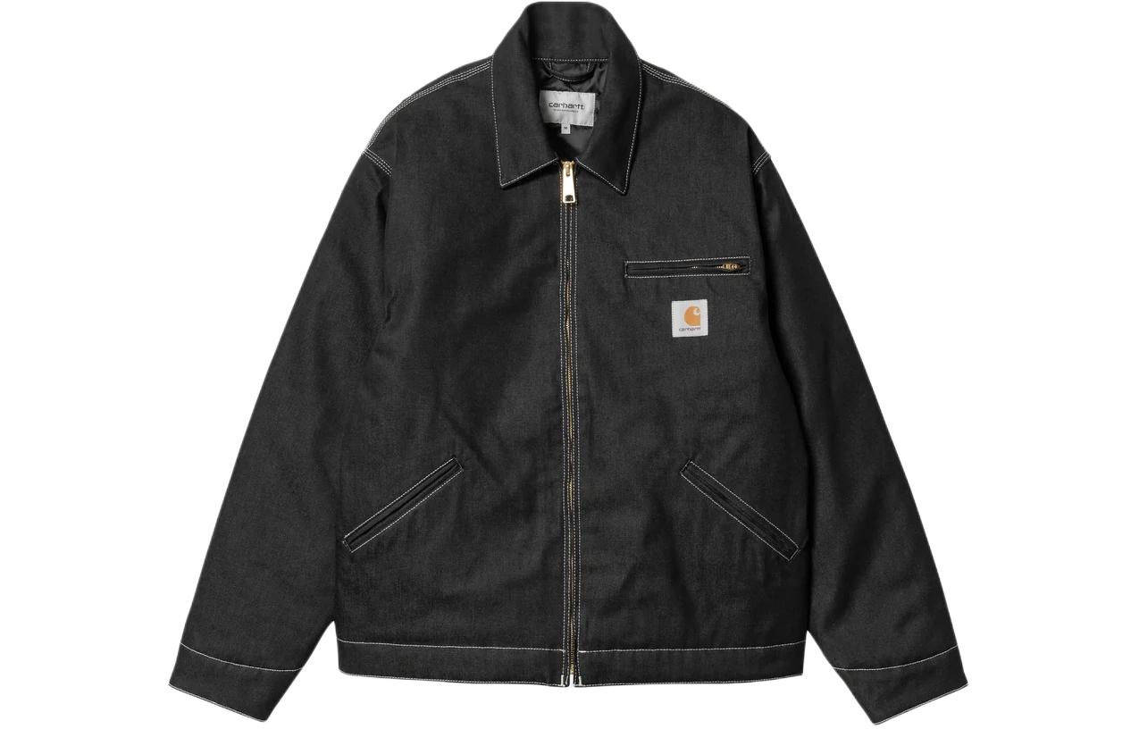Carhartt WIP OG Detroit Jacket  Casual Zip Denim Jacket Black I033039-89-01
