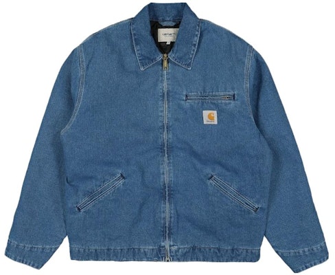 칼하트 WIP OG 디트로이트 재킷 블루 데님 지퍼 포켓 재킷 I033039-0106 Buy 칼하트 WIP OG 디트로이트 재킷 블루 데님 지퍼 포켓 재킷 I033039-0106