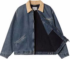 Shop Carhartt WIP OG Detroit 藍色牛仔長袖外套 男女款 夹克拉鍊外套. I034734-2XN-4Q